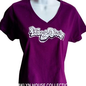 Flowers Dice Ladies  Tee Shirts